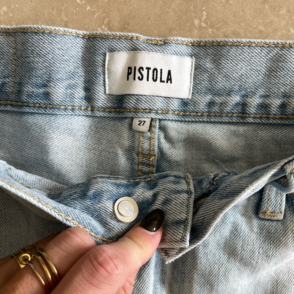 Pistola Sky Blue Women's Jean Shorts sz 27